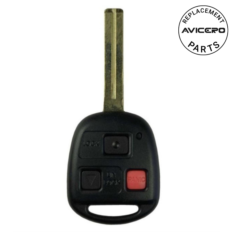 2002 Lexus LX470 3 Button Remote Head Key PN: 89070-60081