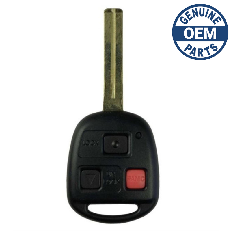 2001 Lexus LX470 3 Button Remote Head Key PN: 89070-60081