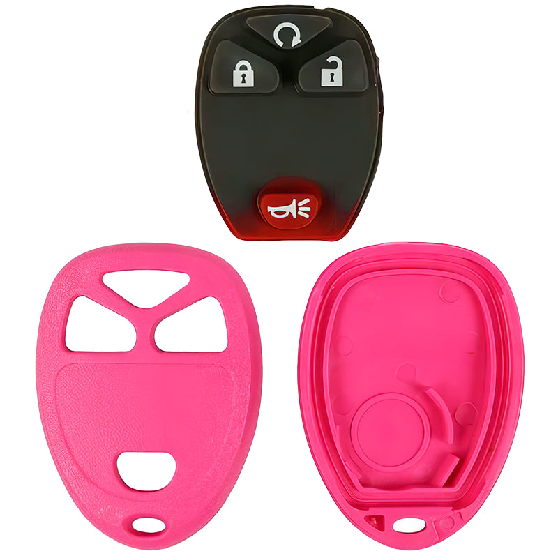 Replacement Case and Button Pad for OUC60270 OUC60221 4 Button with Remote Start