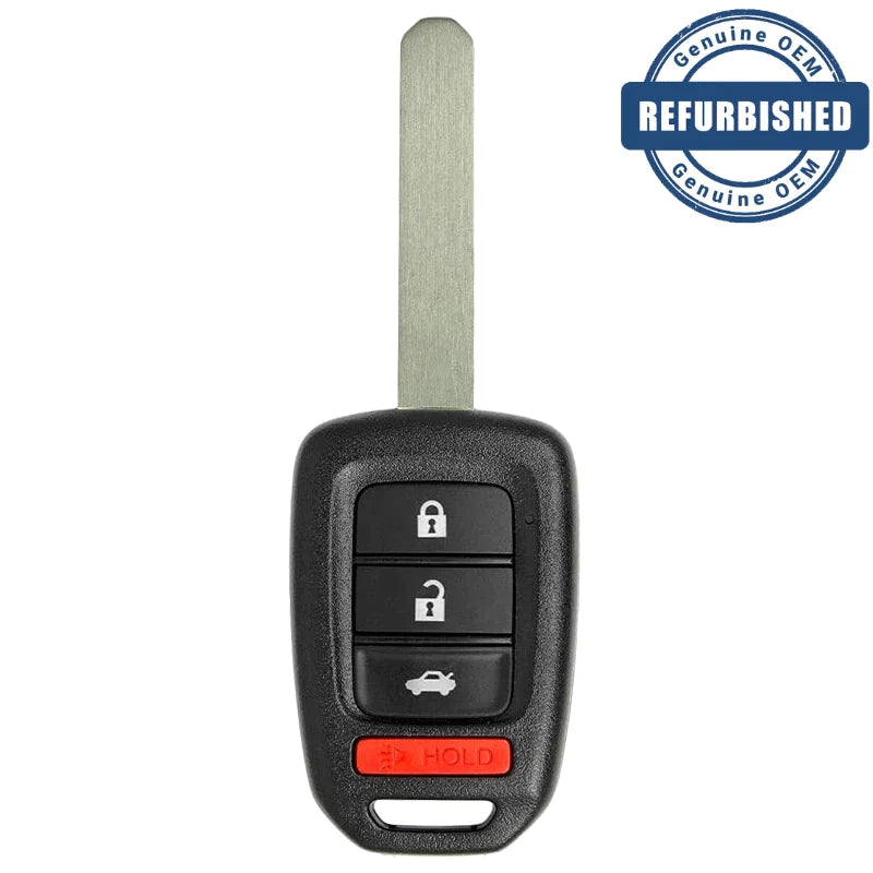 2014 Honda Accord Remote Head Key PN: 35118-T2A-A20