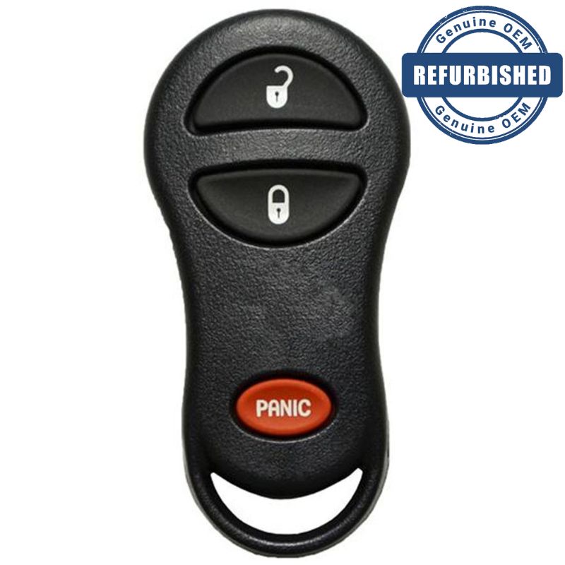 2002 Dodge Ram 1500 Remote FCC ID: GQ43VT9T, PN: 56045497AA-AC