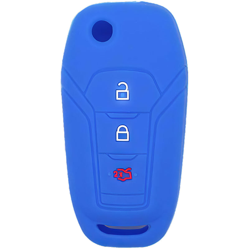 Silicone Key Fob Cover For Ford 3 Buttons Flipkey Remote