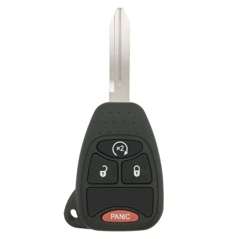 2008 Jeep Wrangler Remote Head Key FCC ID: OHT692713AA, PN: 68039414, 68026372
