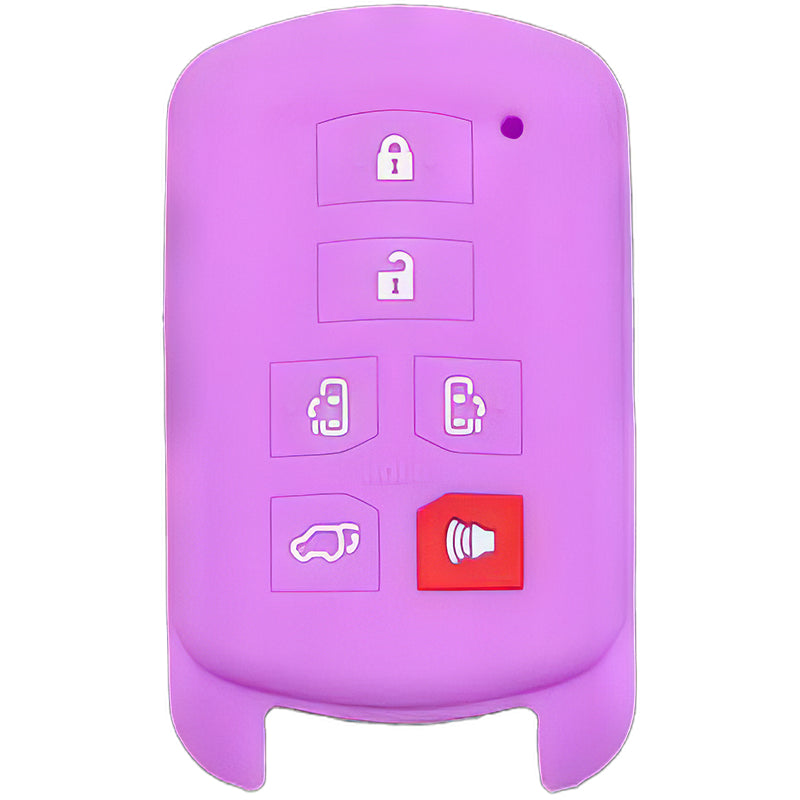 Silicone Protective Key Fob Cover For Toyota 6 Buttons Smart Key Remote