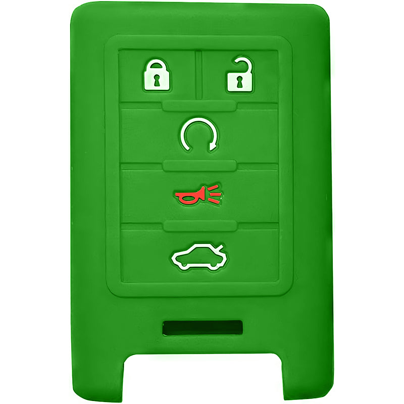 Silicone Key Fob Cover For GM 5 Buttons Smart Key Remote