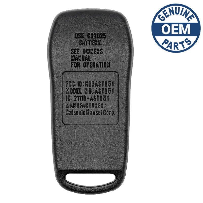 2004 Nissan Quest Keyless Entry Remote KBRASTU51 28268-5Z210