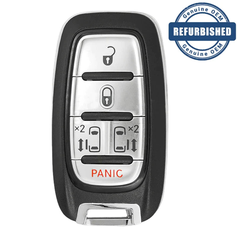 SANRILY TPU Key Fob Cover For Chrysler Pacifica/Voyager 2017-2021 | 3/5/6/7 Button Smart Key Protector - Blue