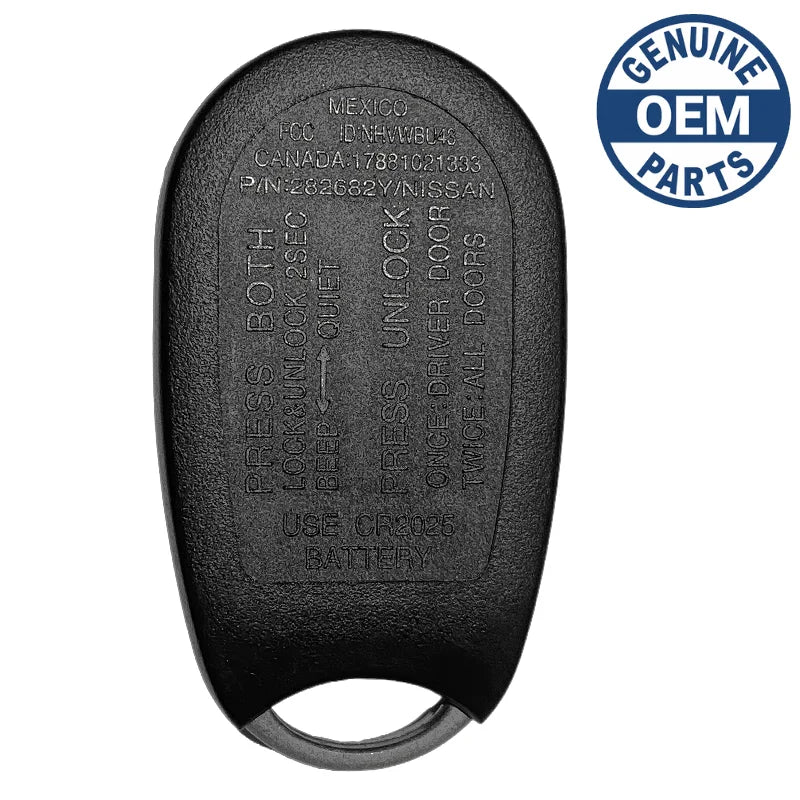 2000 Nissan Frontier Keyless Entry Remote 28268-7Z460