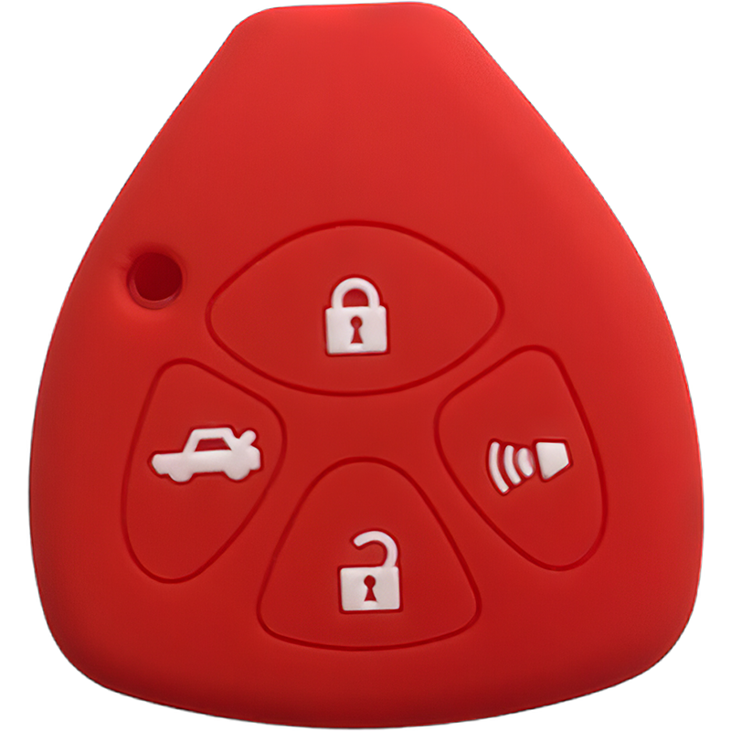 Silicone Protective Key Fob Cover For Toyota/Scion 4 Buttons Remote Head Key