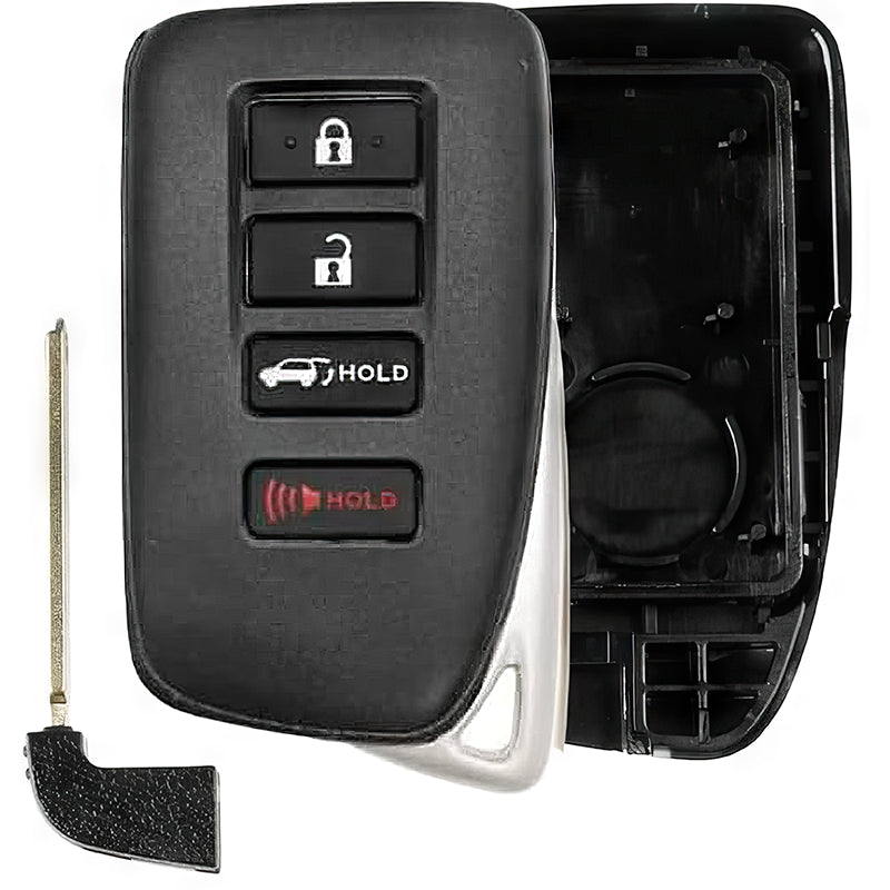 Lexus 4 Button HYQ14FBA, HYQ14FBB Replacement Case 1551A-14FBA