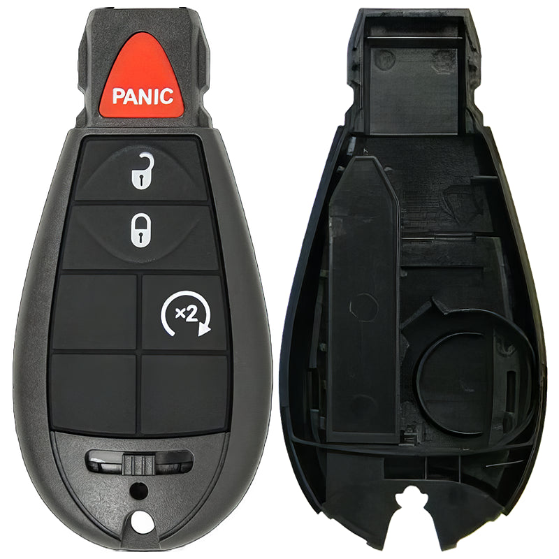 Chrysler/Dodge/Jeep/VW Fobik 4 Button Replacement Case with Remote Start FCC ID: IYZ-C01C / M3N5WY783X