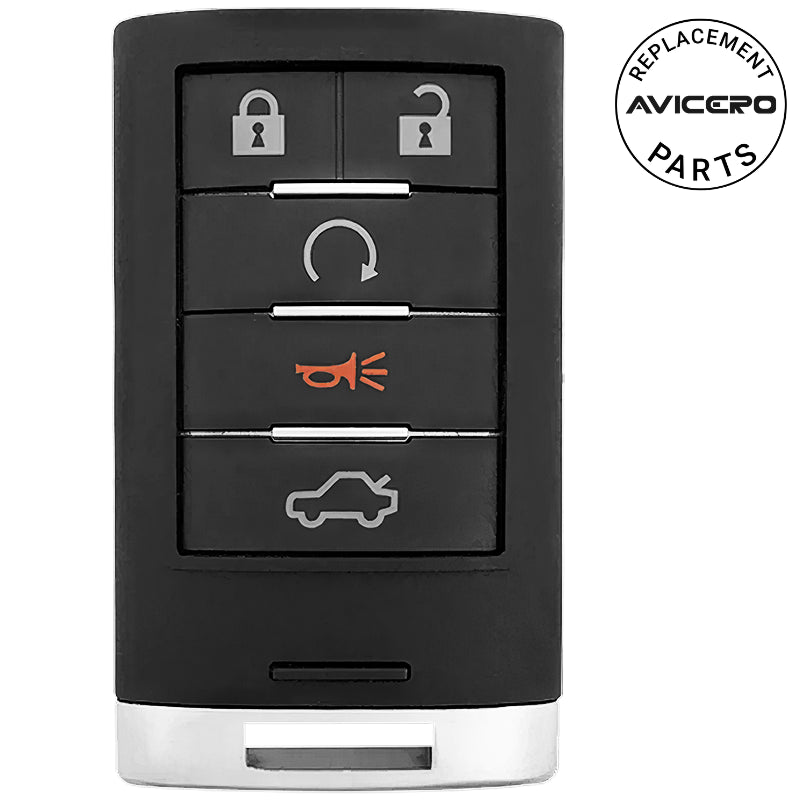 2009 Cadillac CTS Smart Key Fob Driver 2 PN: 25943677