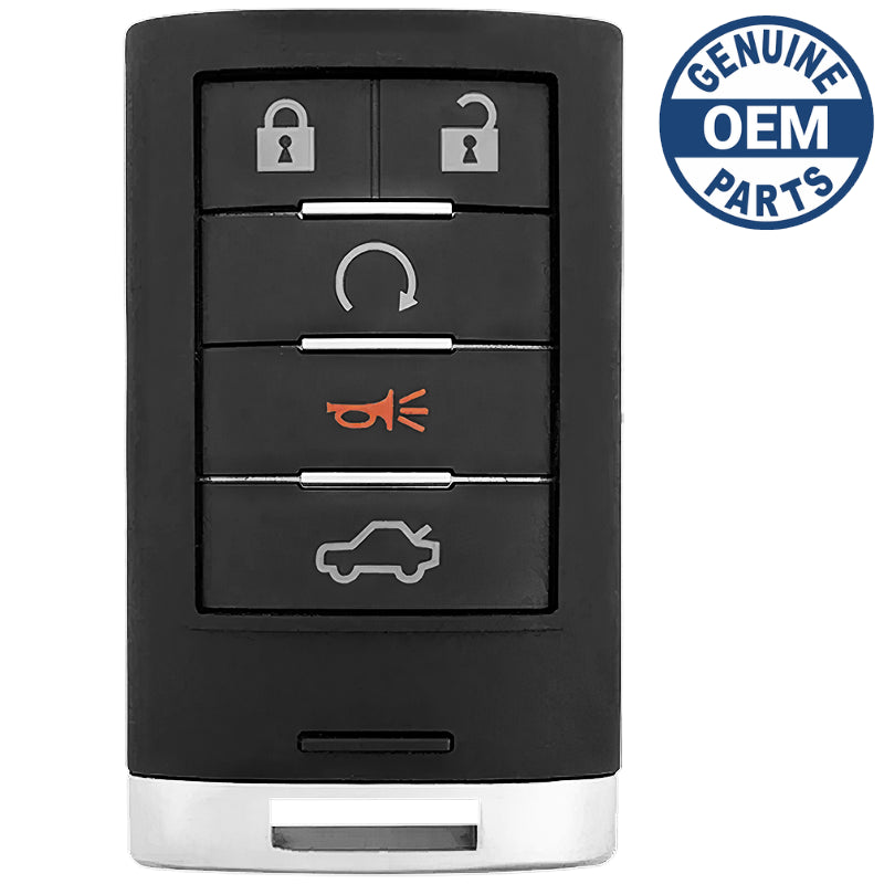 2009 Cadillac CTS Smart Key Fob Driver 2 PN: 25943677