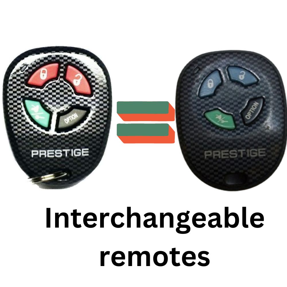Prestige 181BP Keyless Starter Remote Start Fob – TBQT4-AM1W 1-Button Black 2 thumbnail image