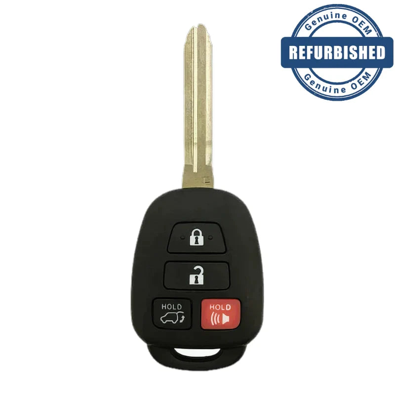 2016 Toyota Highlander Remote Head Key PN: 89070-0R100, 89070-0R101, 89070-0C060