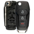 Ford Flipkey Remote Replacement Case 3 Button 164-R8130
