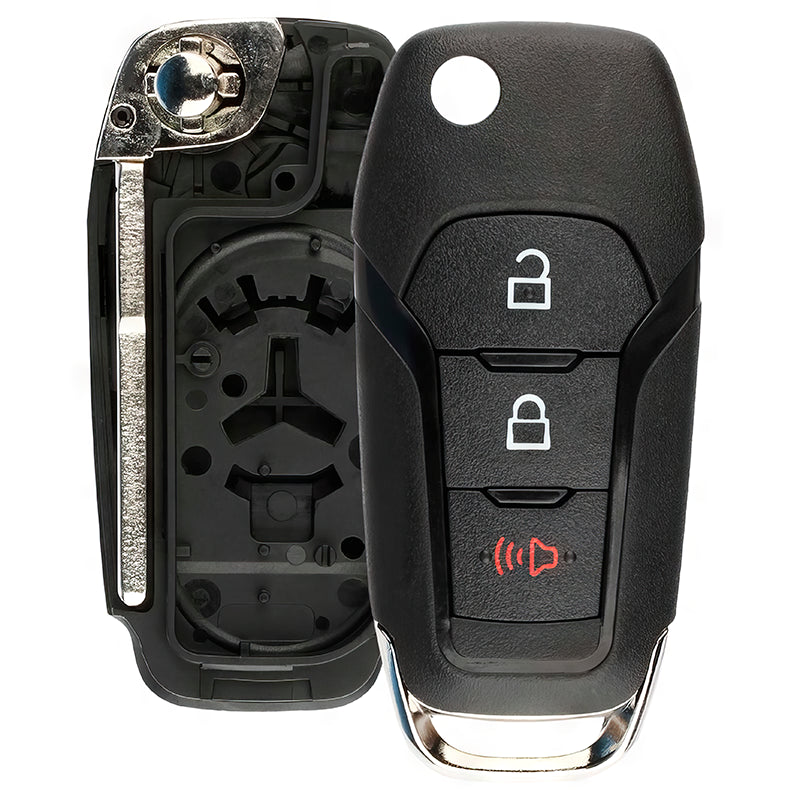 Ford Flipkey Remote Replacement Case 3 Button 164-R8130