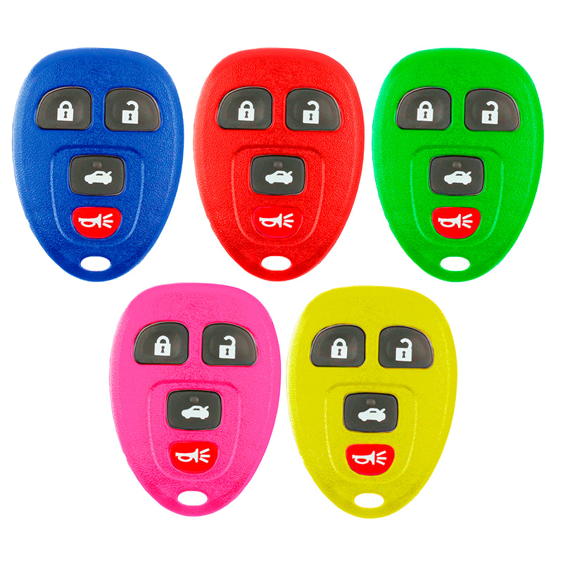 Replacement Case and Button Pad fits 22733523 15252034 KOBGT04A 4 Button Remote 15252034
