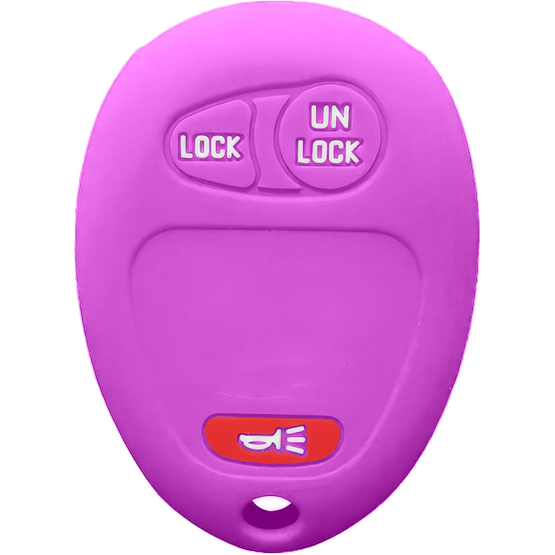 Silicone Key Fob Cover For GM 3 Buttons Regular Remote