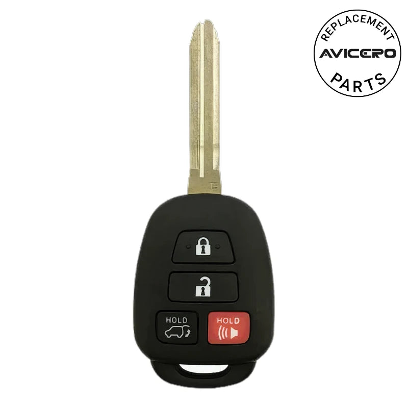 2017 Toyota RAV4 Remote Head Key PN: 89070-0R100, 89070-0R101, 89070-0C060