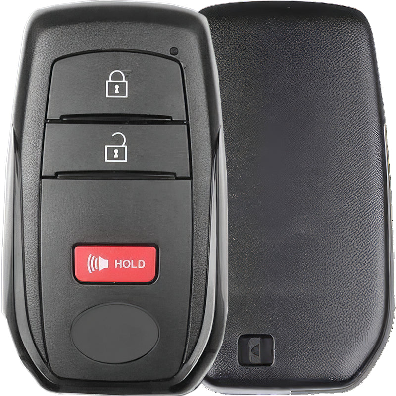 Toyota Smart Key 3 Button Replacement Case FCC ID: HYQ14FBW, PN: 8990H-0A010