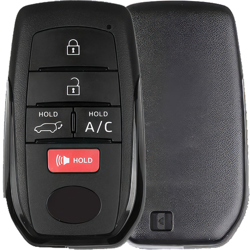 Toyota Smart Key 5 Button Replacement Case FCC ID: HYQ14FBX, PN: 8990H-42520