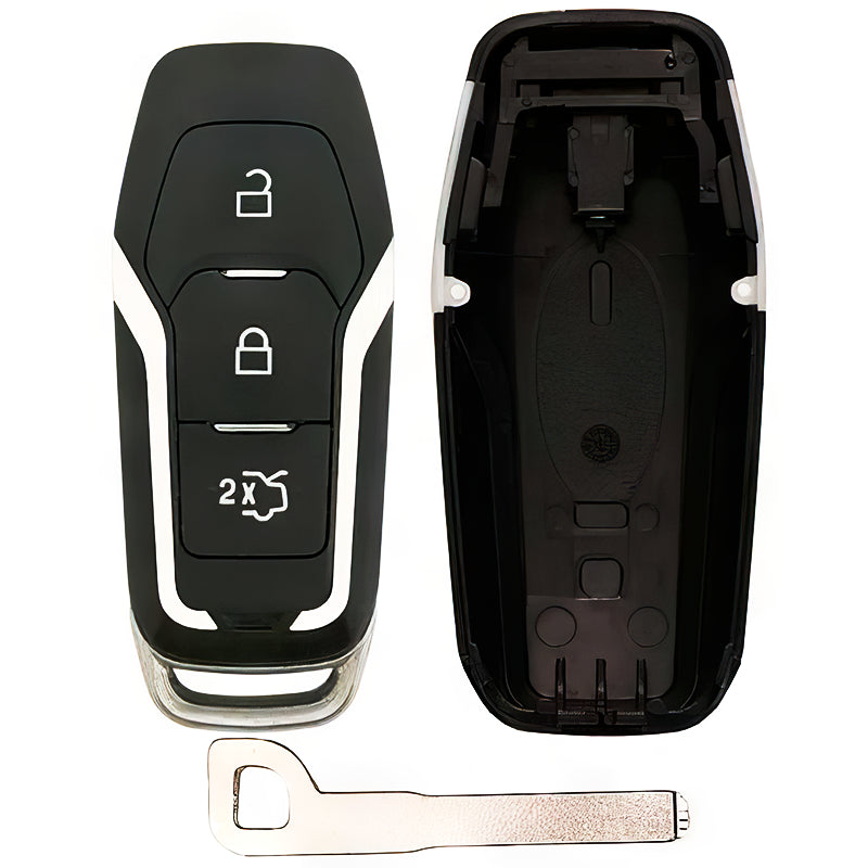 New Aftermarket Ford Smart Key Remote Replacement Case 3 Button