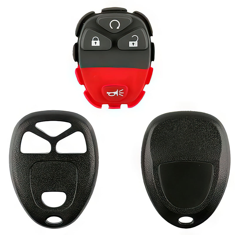 New GM Replacement Case and Button Pad fits 4 Buttons 15114374