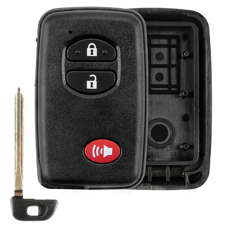 Toyota 3 Button Smart Key Replacement Case HYQ14AAB HYQ14ACX