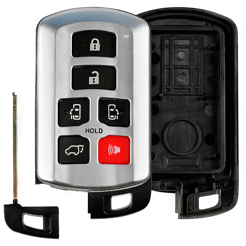 Toyota 6 Button HYQ14ADR Replacement Case 89904-08010 89904-08010