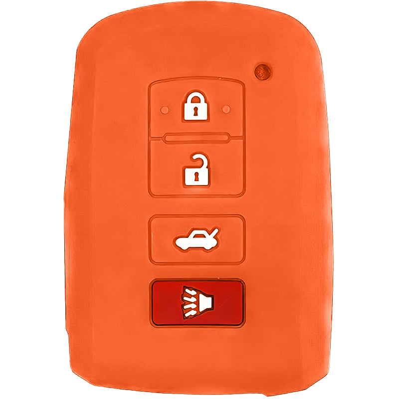 Silicone Key Fob Cover For Toyota 4 Buttons Smart Key Remote