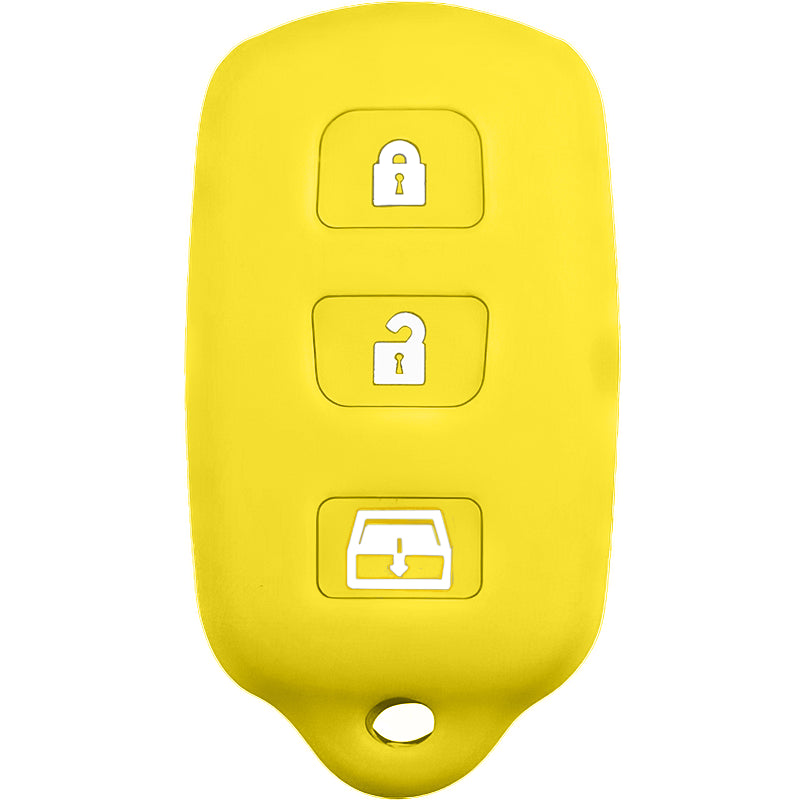 Silicone Key Fob Cover For Toyota 4 Buttons Regular Remote