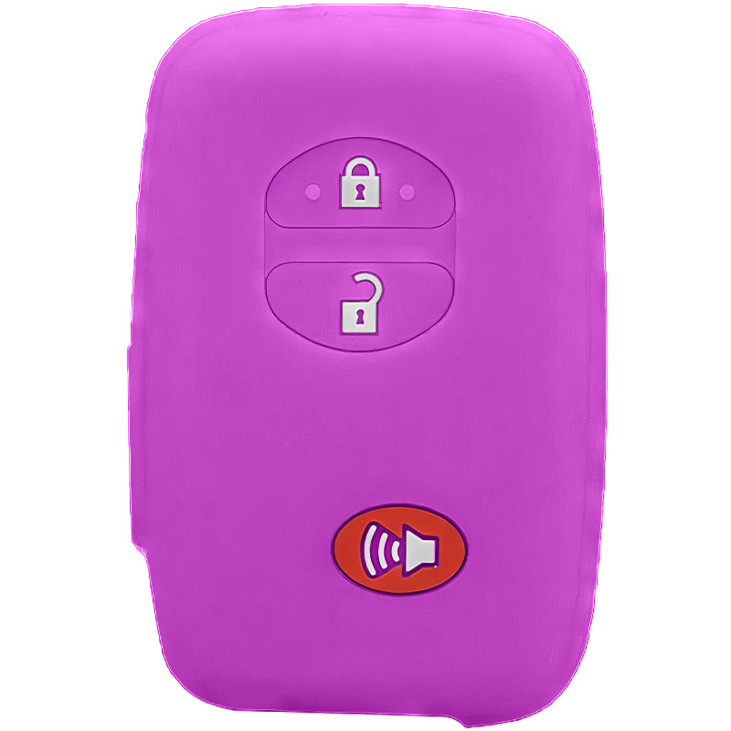 Silicone Key Fob Cover For Toyota 3 Buttons Smart Key Remote