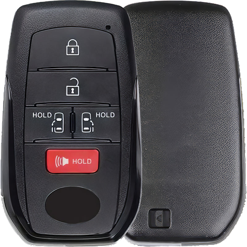 Toyota Smart Key 5 Button Replacement Case FCC ID: HYQ14FBX, PN: 8990H-08020