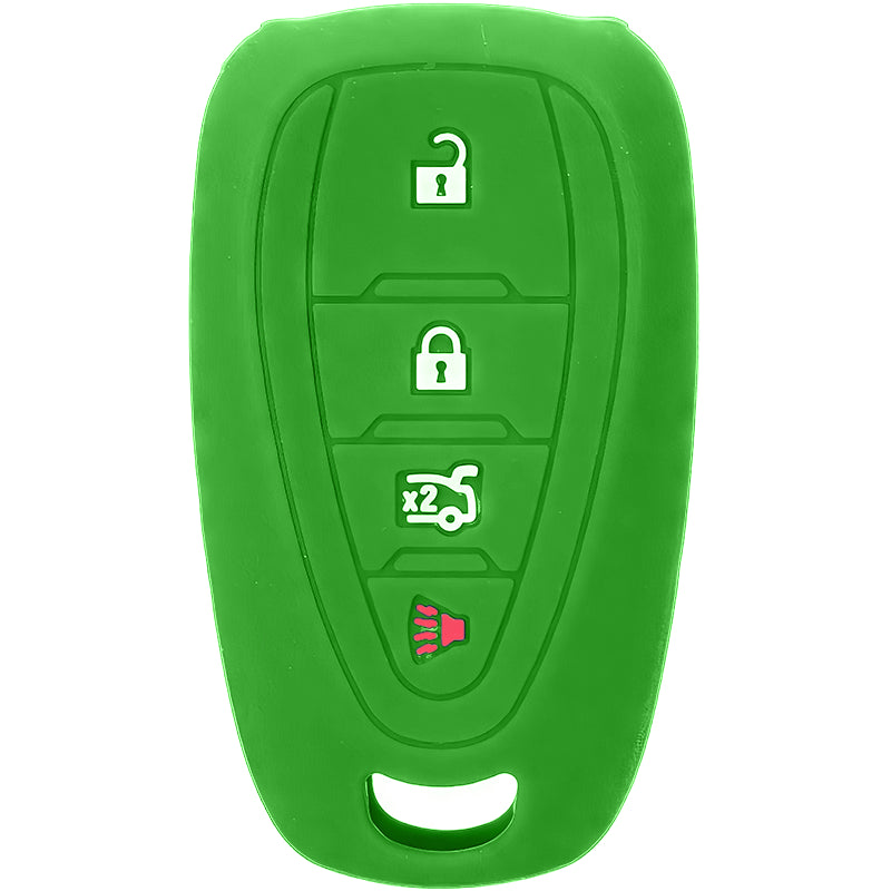 Silicone Key Fob Cover For Chevrolet 4 Buttons Smart Key Remote
