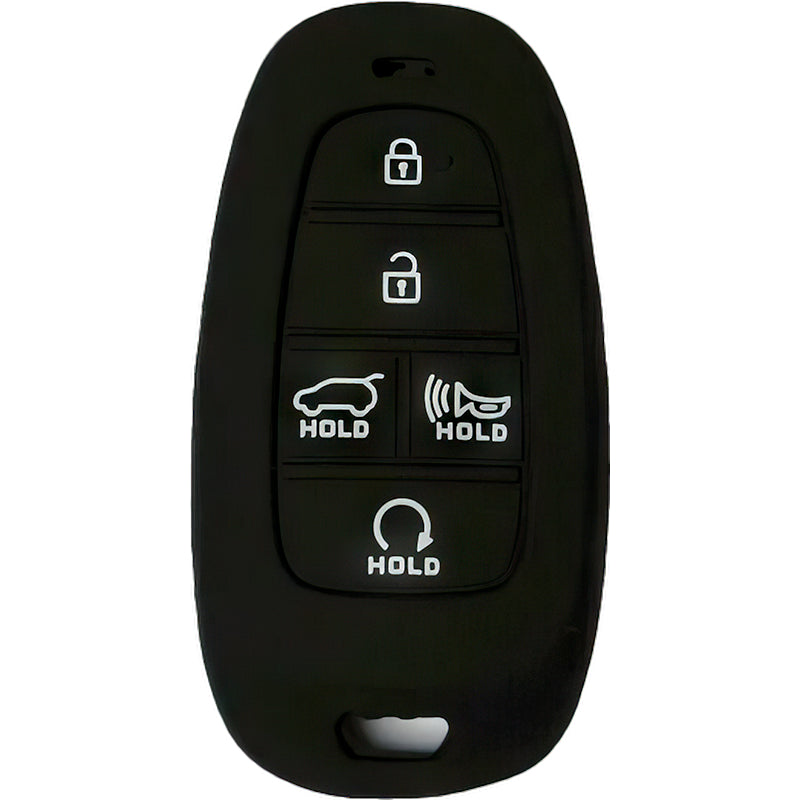Silicone Protective Cover for Hyundai 5 Buttons Smart Key Remote