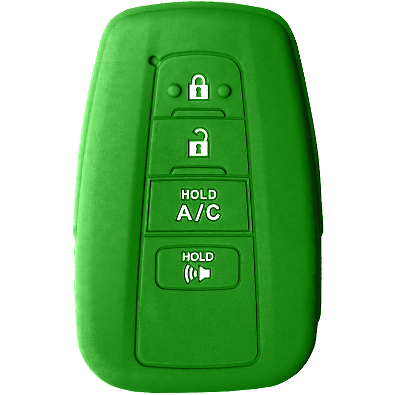 Silicone Key Fob Cover For Toyota 4 Buttons Smart Key Remote