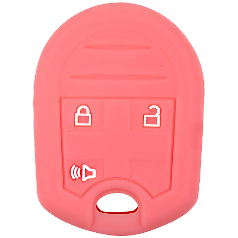 Silicone Key Fob Cover For Ford 3 Buttons Remote Head Key