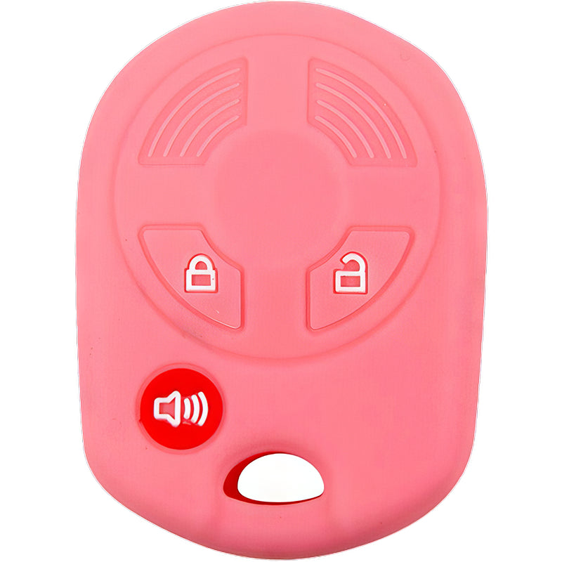 Silicone Key Fob Cover For Ford 3 Buttons Remote Head Key