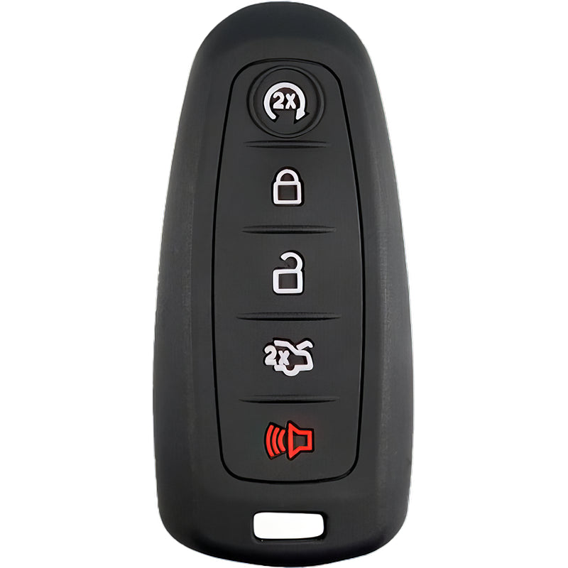 Yosemy 2 cover in silicone per chiave auto, compatibile con Ford a 3 pulsanti (solo Keyless Go) – guscio in silicone rosso nero+rosso nero Yosemy 2 cover in silicone per chiave auto, compatibile con Ford a 3 pulsanti (solo Keyless Go) – guscio in silicone rosso nero+rosso nero