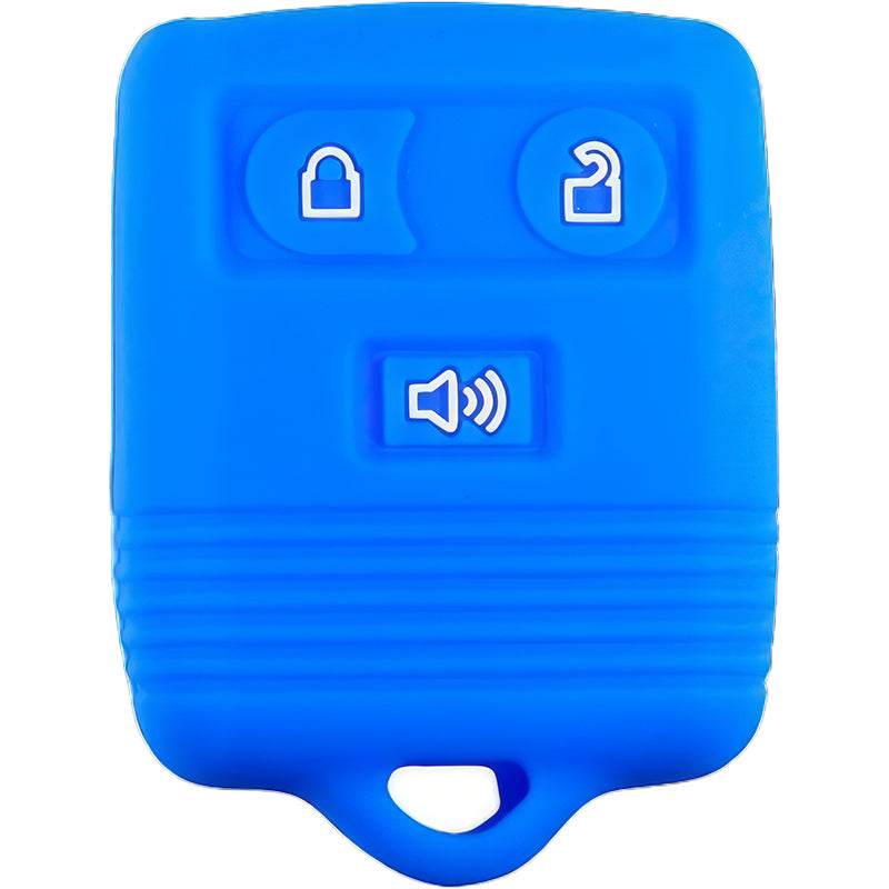 Silicone Key Fob Cover For Ford/Lincoln/Mercury 3 Buttons Remote