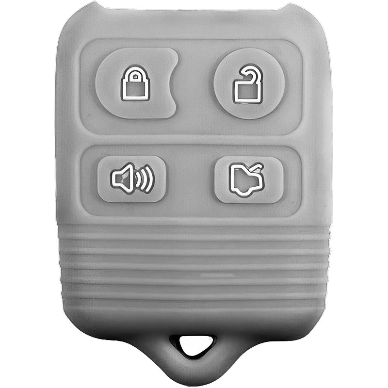 Silicone Key Fob Cover For Ford/Lincoln/Mercury 4 Buttons Remote