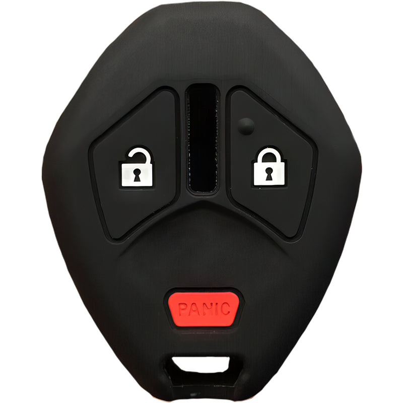 Silicone Key Fob Cover For Mitsubishi 3 Buttons Remote Head Key