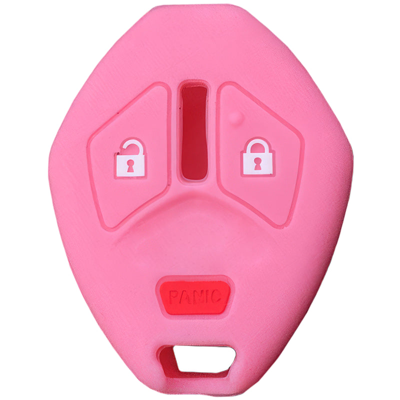 Silicone Key Fob Cover For Mitsubishi 3 Buttons Remote Head Key
