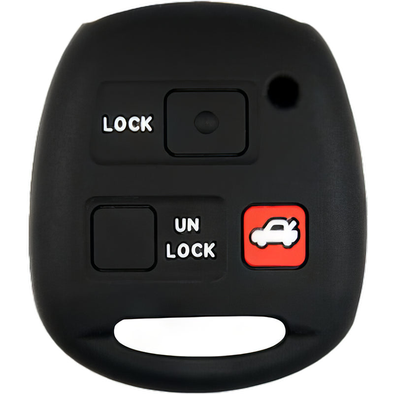 Silicone Key Fob Cover For Toyota 3 Buttons Remote Head Key