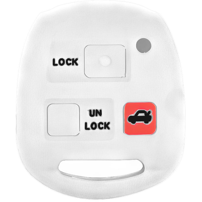 Silicone Key Fob Cover For Toyota 3 Buttons Remote Head Key