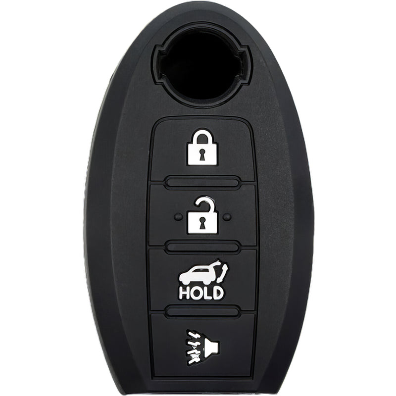 Silicone Key Fob Cover For Nissan 4 Buttons Smart Key Remote