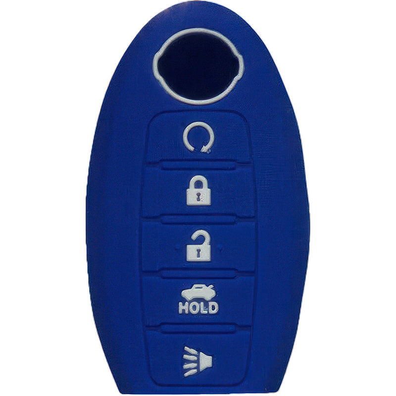 Silicone Key Fob Cover For Nissan 5 Buttons Smart Key Remote