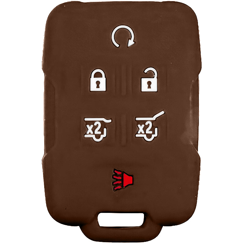 Silicone Key Fob Cover For GM 6 Buttons Remote
