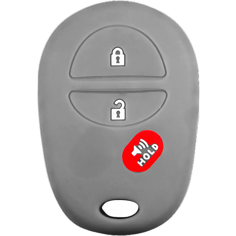 Silicone Key Fob Cover For Toyota 3 Buttons Regular Remote